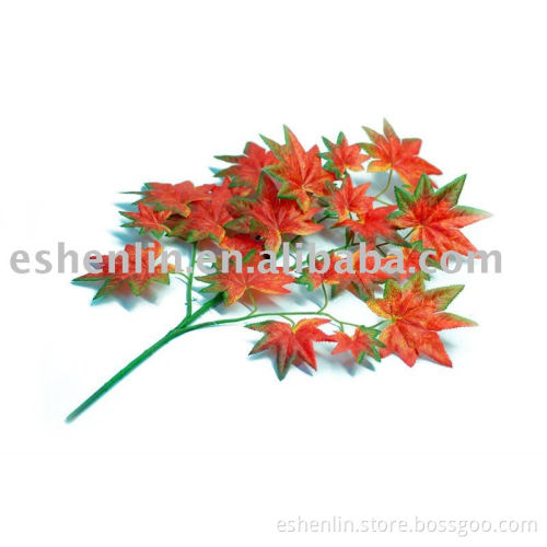 hotsale/decorative artificial/silk maple branch